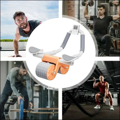 RODILO PARA ABDOMINALES CON DOBLE SOPORTE