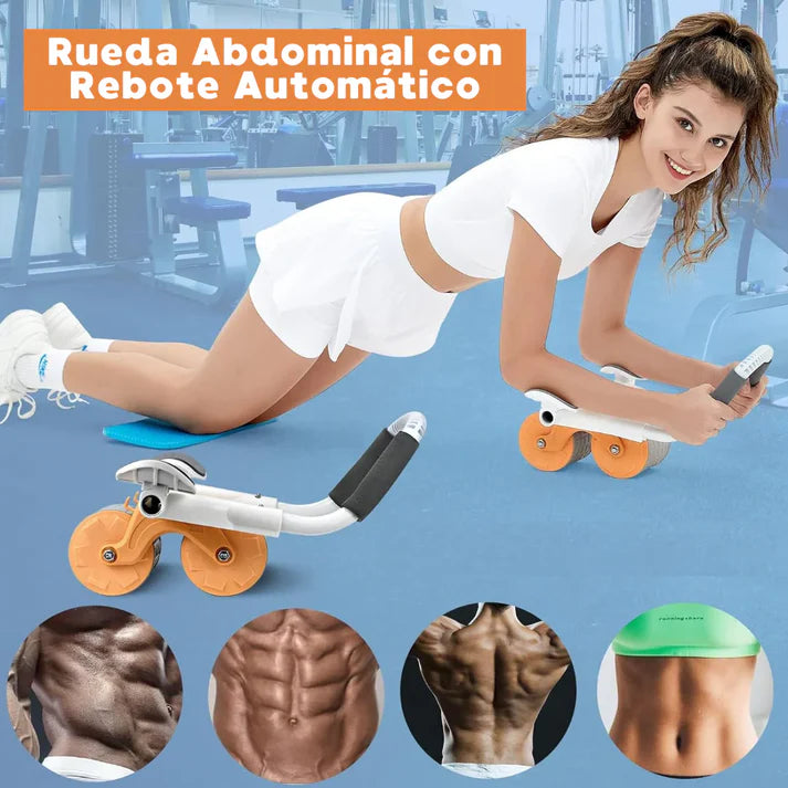 RODILO PARA ABDOMINALES CON DOBLE SOPORTE
