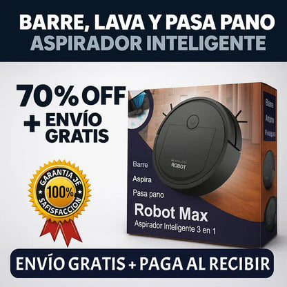 ASPIRADORA ROBOT 3 EN 1 + ENVIO GRATIS 🏠✨